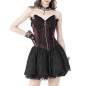 Vestido Rojo y Negro