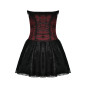 Vestido Rojo y Negro