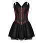 Vestido Rojo y Negro