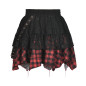 Skirt with Red and Black Tartan