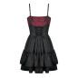 Vestido Rojo y Negro