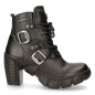 Black New Rock Booties
