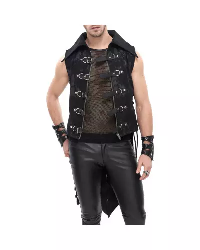 Vest with Lacings for Men from Devil Fashion Brand at €135.50