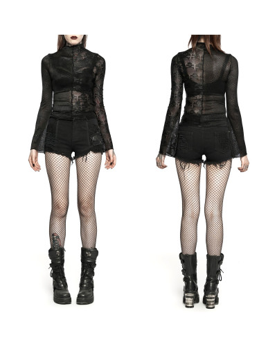 T-Shirt Asymétrique Noir
