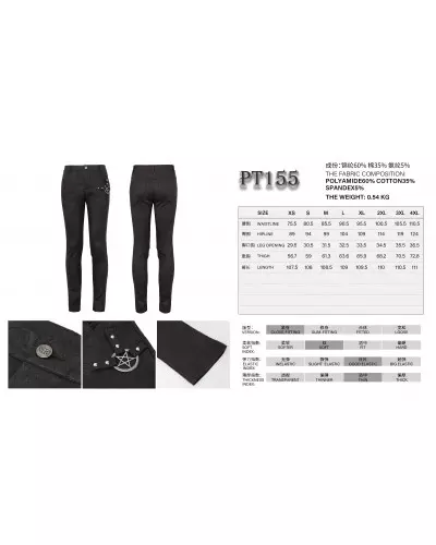 Hose mit Pentagramm für Männer der Devil Fashion-Marke für 77,90 €