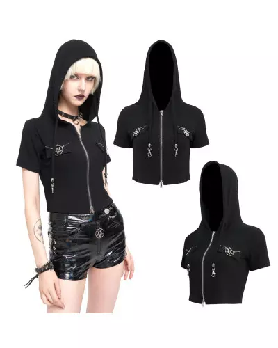 T-Shirt with Hood from Devil Fashion Brand at €41.90