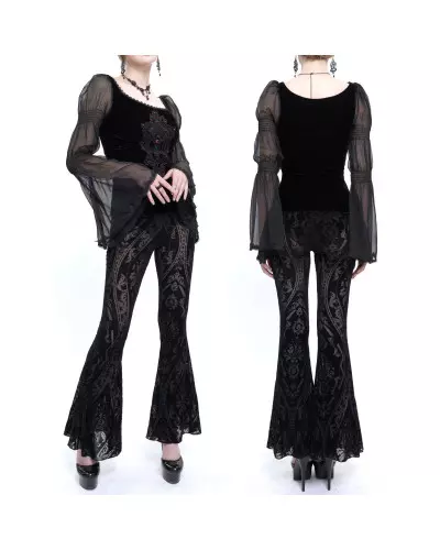Schwarze Transparente Leggings der Devil Fashion-Marke für 33,90 €