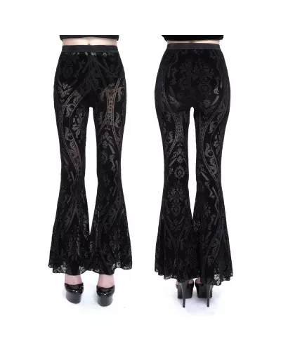 Schwarze Transparente Leggings der Devil Fashion-Marke für 33,90 €