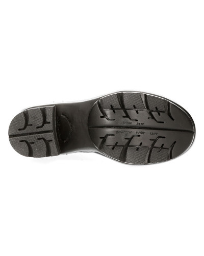 Schwarze New Rock Stiefeletten