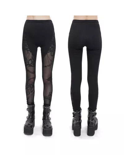 Black Transparent Leggings from Devil Fashion Brand at €47.50