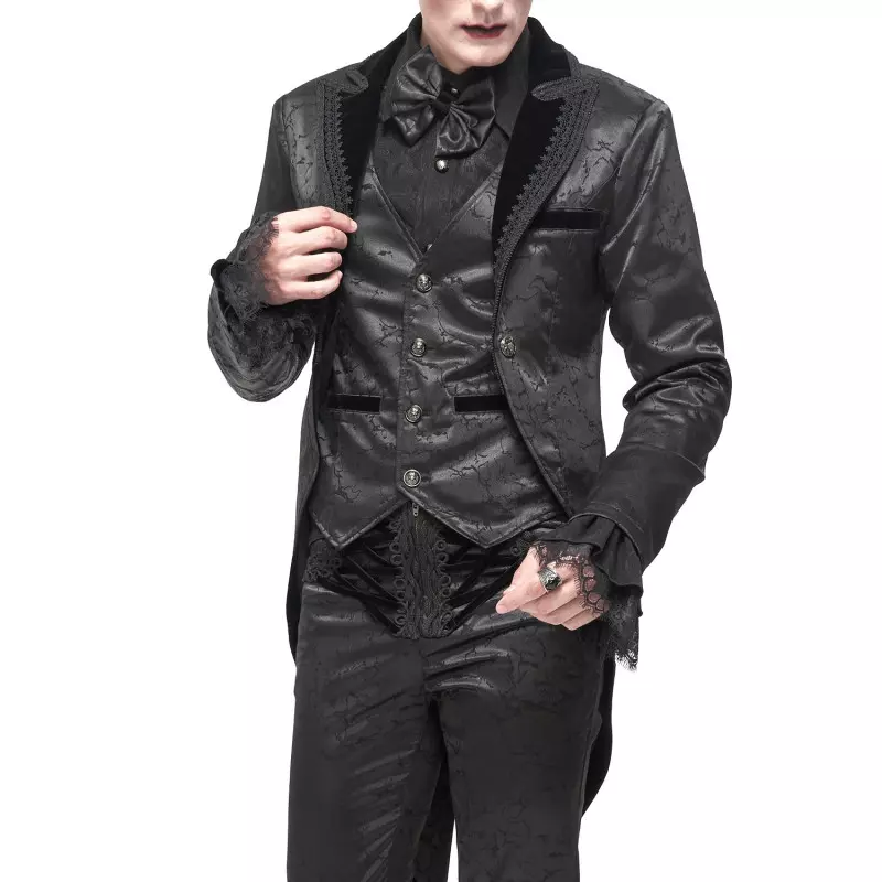 Jaqueta Preta Elegante para Homem da Marca Devil Fashion por 125,00 €