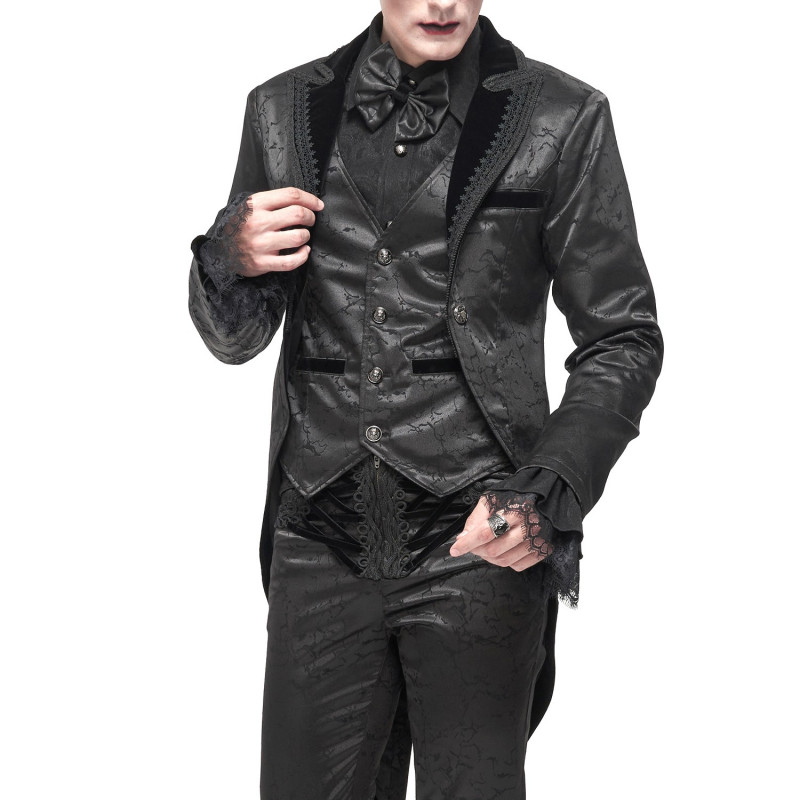 Veste Noire Élégante pour Homme