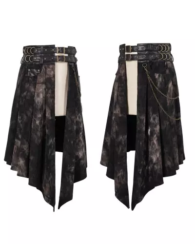 Skirt with Buckles for Men from Devil Fashion Brand at €82.50