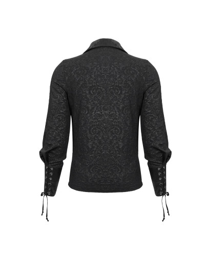 CAMISA TERCIOPELO VAMPIRO HOMBRE