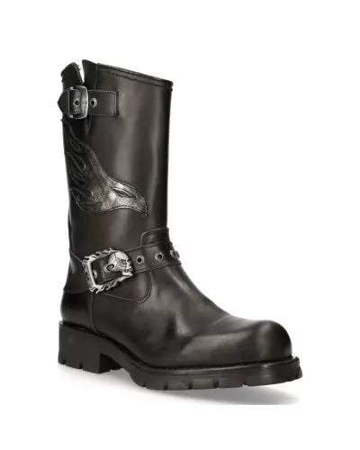 Schwarze New Rock Stiefel für Männer der New Rock-Marke für 205,00 €