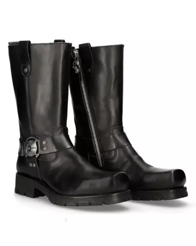 Schwarze New Rock Stiefel für Männer der New Rock-Marke für 199,00 €