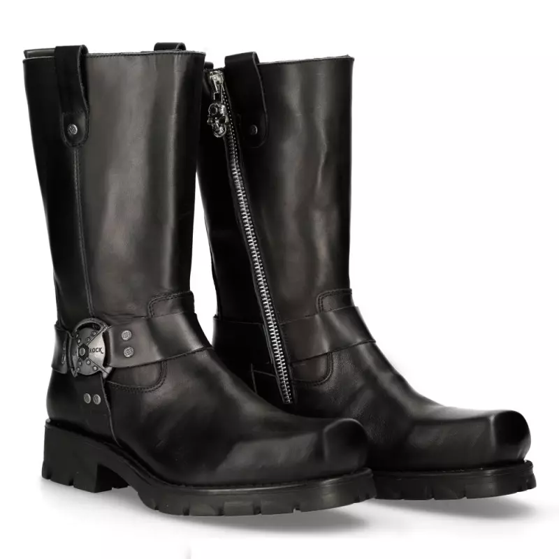 Black New Rock Boots for Men from New Rock Brand at €199.00
