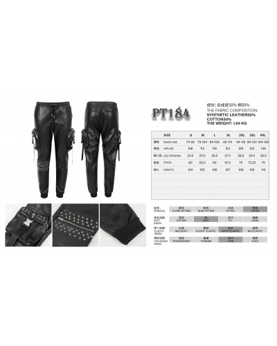 Pantalón con Tachuelas para Hombre