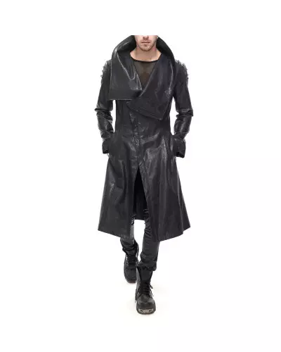 Veste Longue Noire pour Homme de la Marque Devil Fashion à 169,00 €