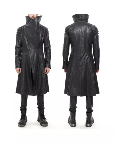 Veste Longue Noire pour Homme de la Marque Devil Fashion à 169,00 €