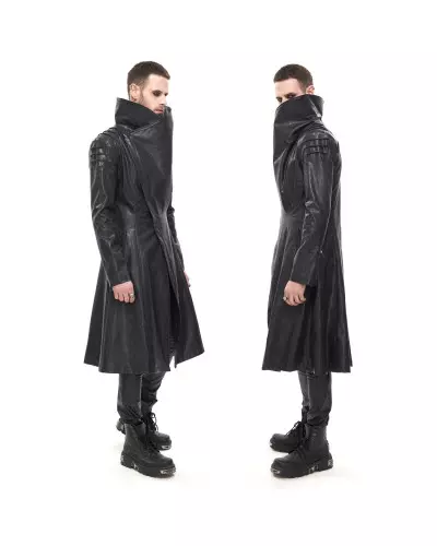 Lange Schwarze Jacke für Männer der Devil Fashion-Marke für 169,00 €