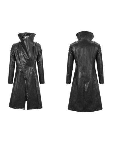 Lange Braune Jacke für Männer