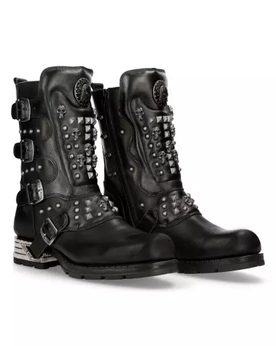 Schwarze New Rock Stiefel für Männer der New Rock-Marke für 269,00 €