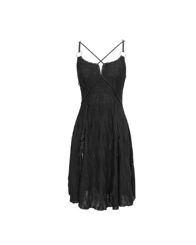 Schwarzes Kleid mit Trägern der Devil Fashion-Marke für 54,00 €