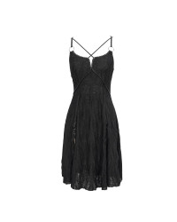 VESTIDO NEGRO GÓTICO
