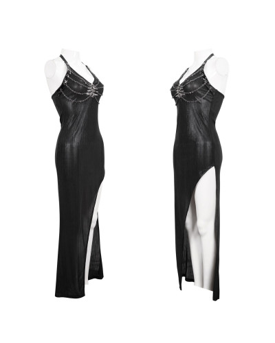 vestido con cadenas