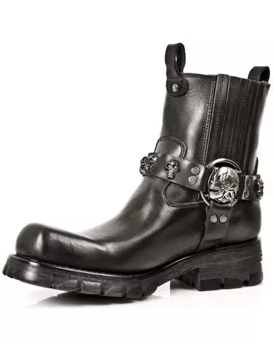 Black Unisex New Rock Booties from New Rock Brand at €199.00