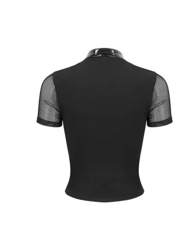Schwarzes Asymmetrisches T-Shirt der Devil Fashion-Marke für 46,50 €