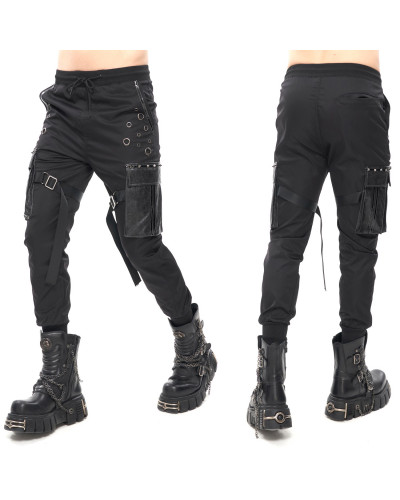 Pantalón Marrón con Bolsillo para Hombre