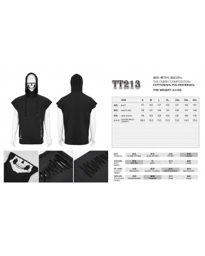Camiseta Rasgada para Hombre