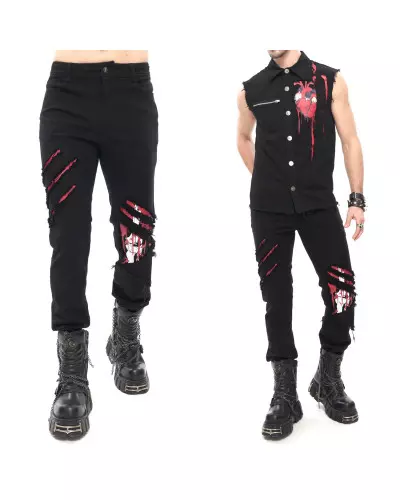 Calças Assimétricas para Homem da Marca Devil Fashion por 87,50 €