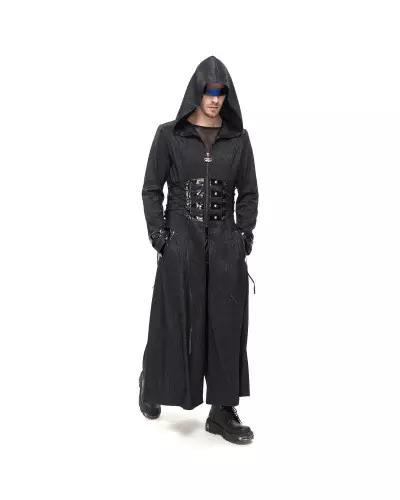 Lange Schwarze Jacke für Männer der Devil Fashion-Marke für 131,00 €