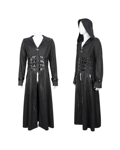 Chaqueta Larga Marrón para Hombre