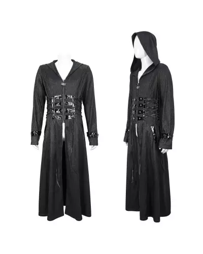 Veste Longue Noire pour Homme de la Marque Devil Fashion à 131,00 €