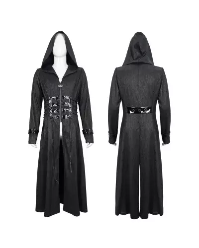 Veste Longue Noire pour Homme de la Marque Devil Fashion à 131,00 €