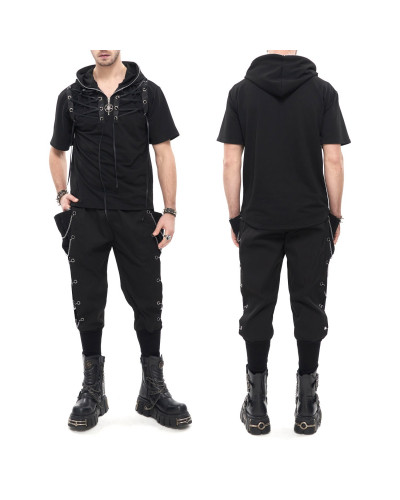 CAMISETA CON CAPUCHA ALTERNATIVA HOMBRE