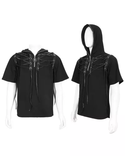 T-Shirt with Hood for Men from Devil Fashion Brand at €45.50