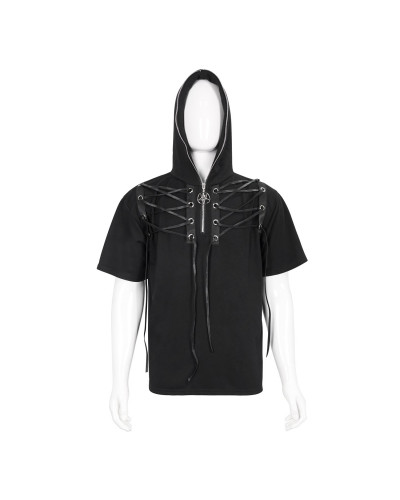 CAMISETA CON CAPUCHA ALTERNATIVA HOMBRE
