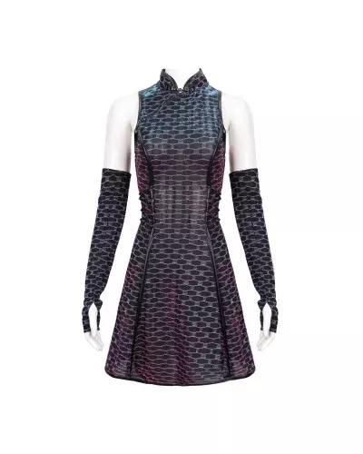 Kleid mit Handschuhen der Devil Fashion-Marke für 69,00 €