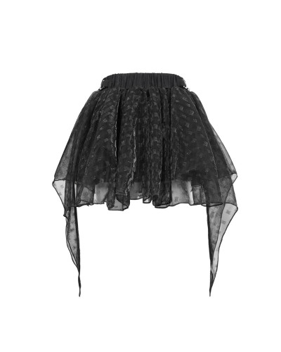 falda marron con rayas steampunk