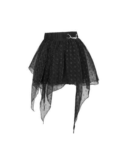 falda marron con rayas steampunk