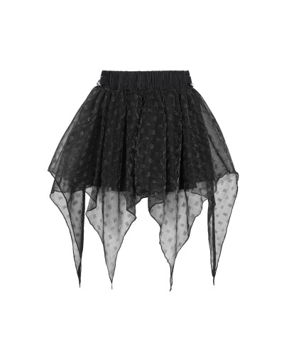 falda marron con rayas steampunk