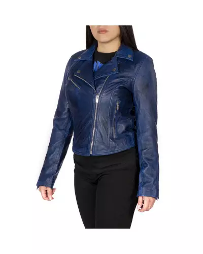 Blue Nappa Jacket from New Rock Brand at €169.00