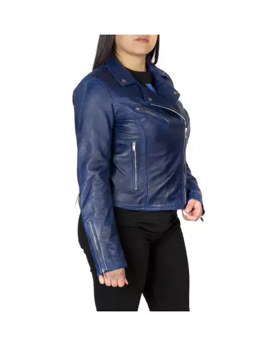 Jaqueta de Napa Azul da Marca New Rock por 169,00 €