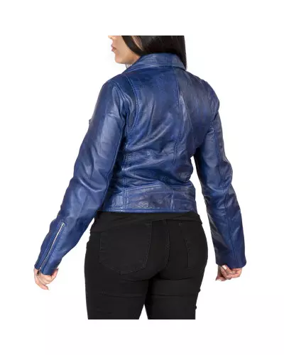 Blue Nappa Jacket from New Rock Brand at €169.00