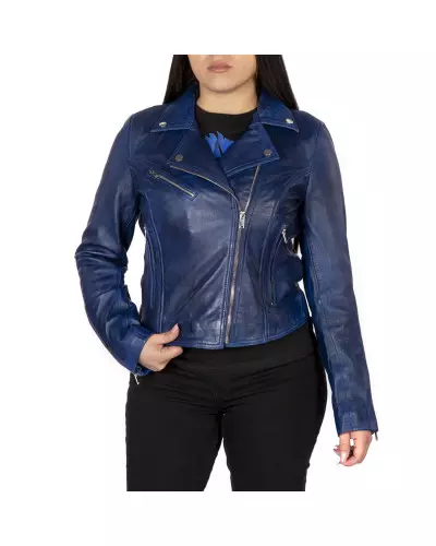 Jaqueta de Napa Azul da Marca New Rock por 169,00 €